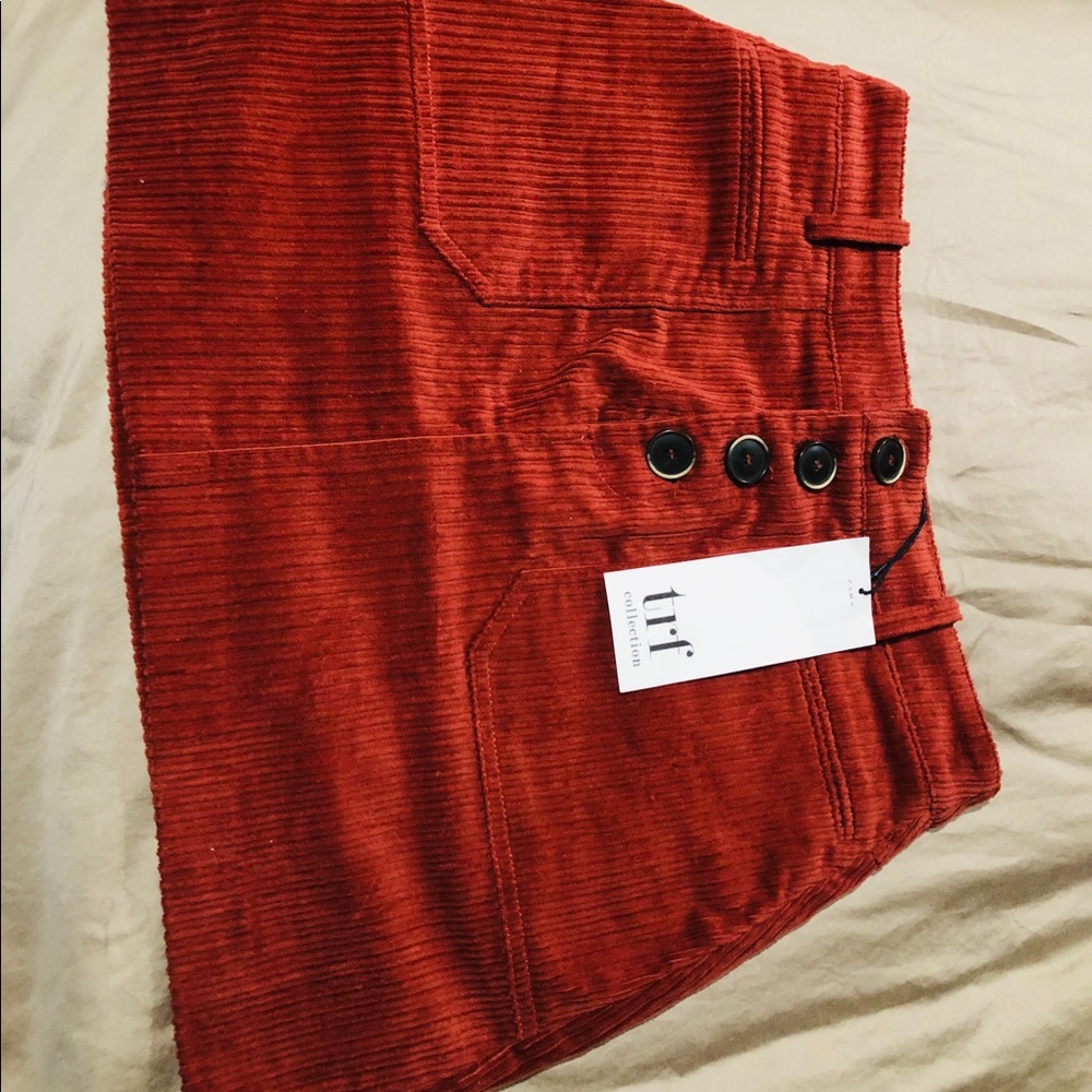 NWT Zara corduroy skirt